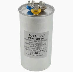 Dual-run capacitor for air conditioning system replacement by silicon valley comfort