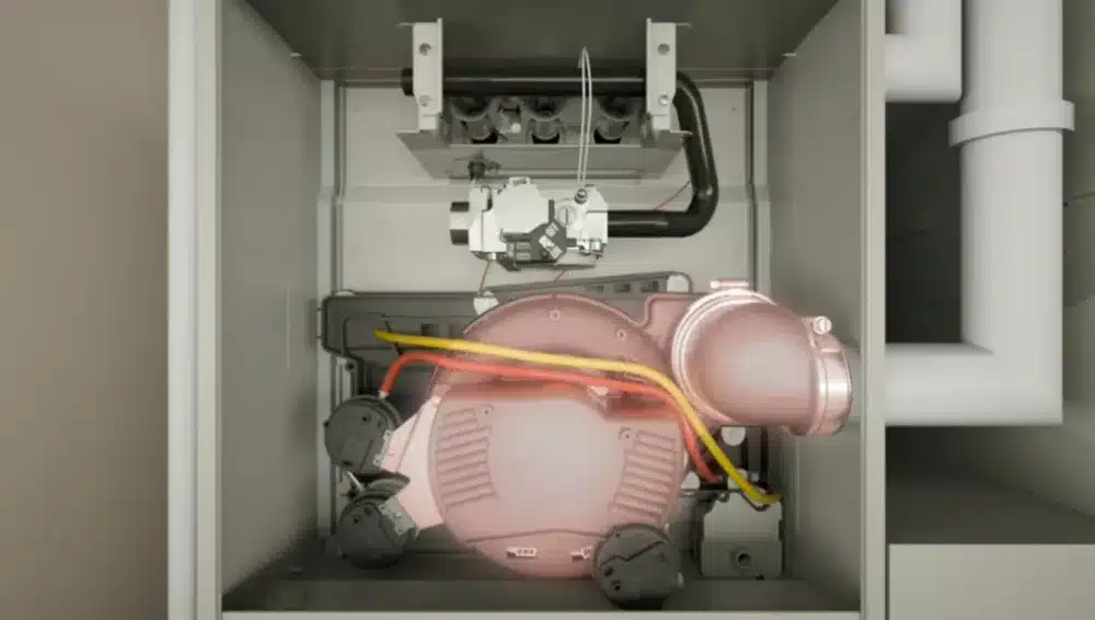 Draft inducer motor