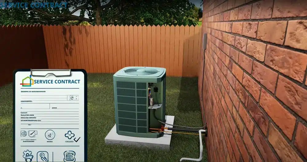 Outdoor unit service contract